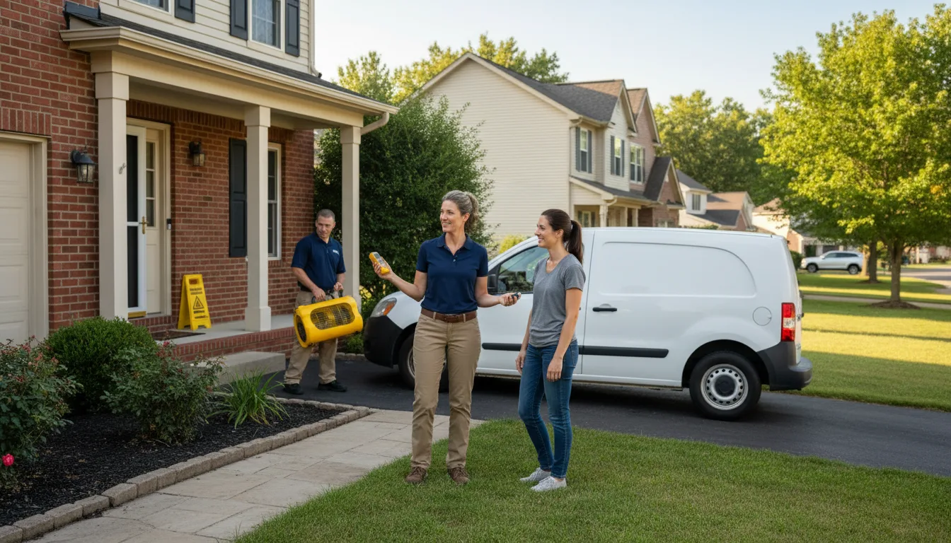 Water restoration image for Dehumidification And Cleanup Services in Chester, NY